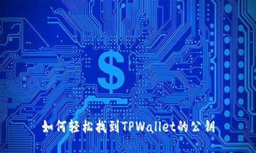 如何轻松找到TPWallet的公钥