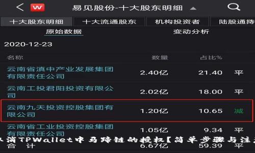 如何取消TPWallet中马蹄链的授权?简单步骤与注意事项